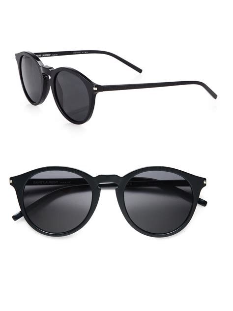 saint laurent sunglasses round